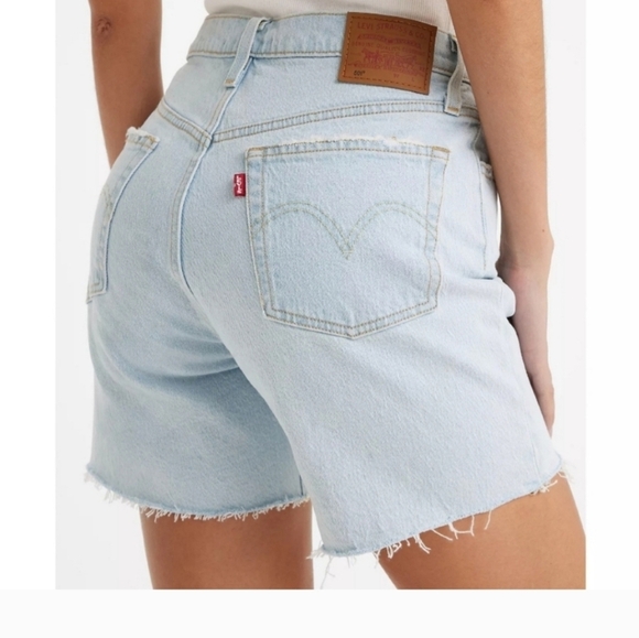 Levi's high rise easy through the hip mid thigh size 31 new with tags - Picture 2 of 5